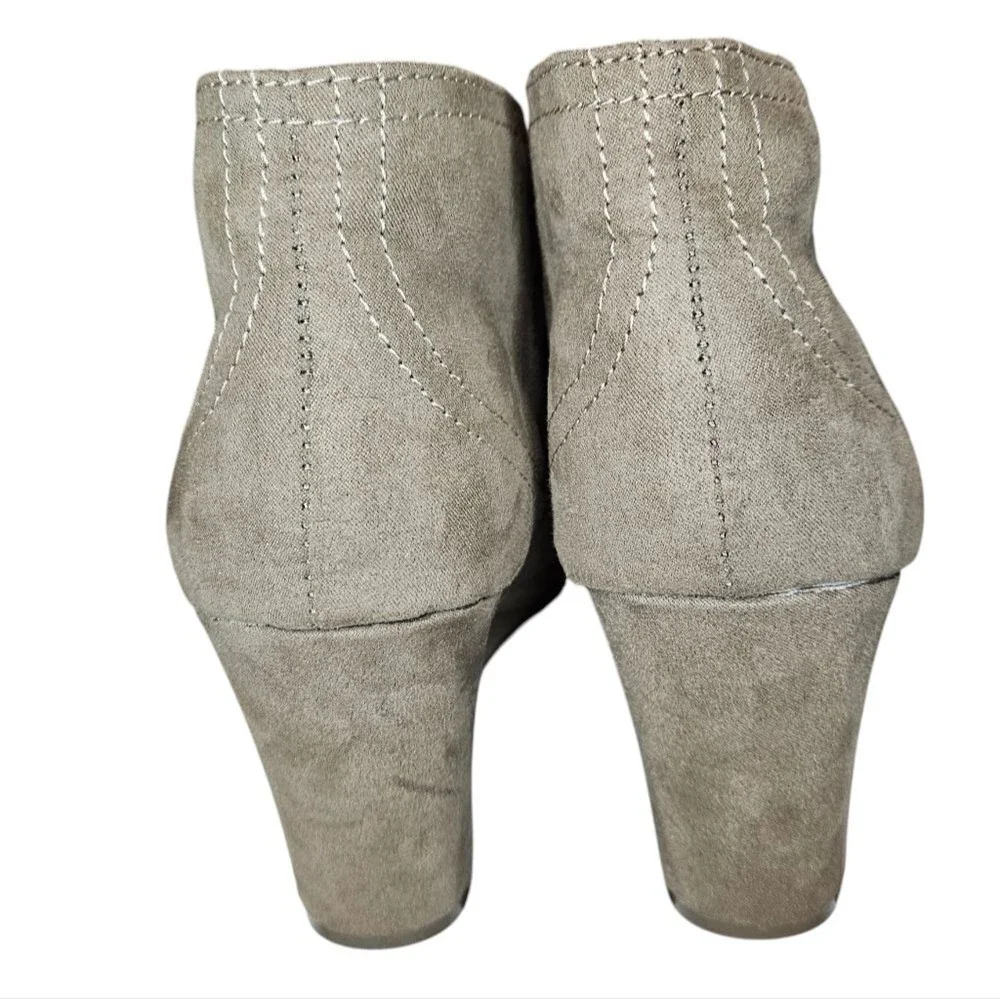 Arizona Jean Company Lilly Wedge Bootie Taupe